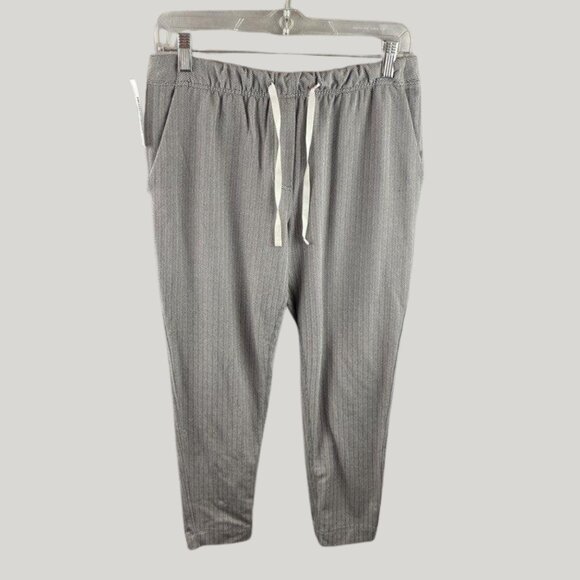 Lululemon Jet Crop Slim Herringbone - Size 6 - White Slate - Picture 2 of 8